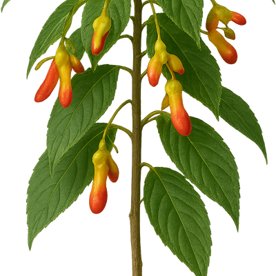Impatiens niamniamensis - Shoot