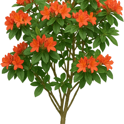 Rhododendron 'September Song' - Shoot