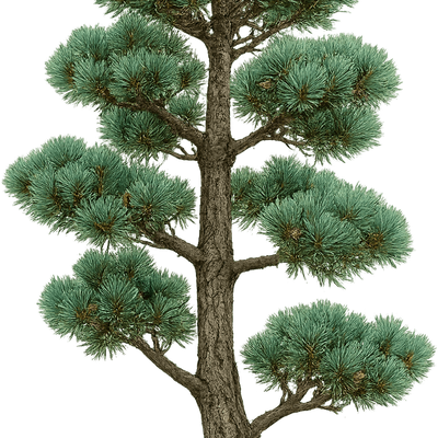 Pinus parviflora 'Negishi' - Shoot