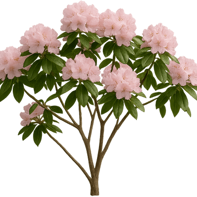 Rhododendron 'Brigitte' - Shoot