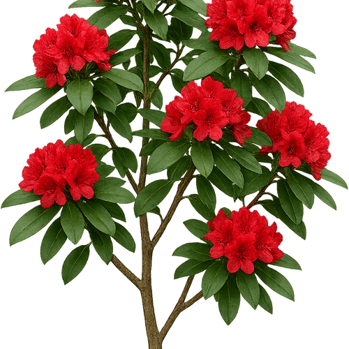 Rhododendron 'Delta' - Shoot