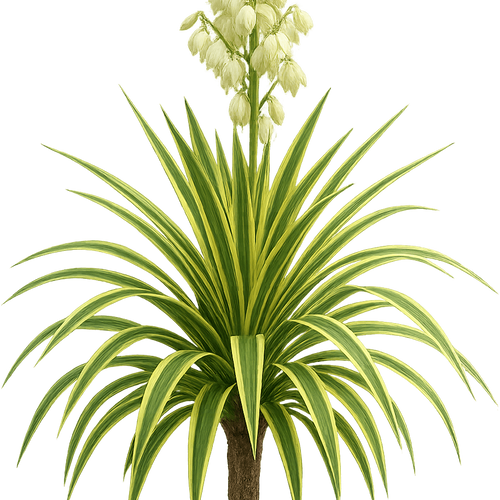 Yucca ‘Banana Split’ユッカ・バナナスプリット Yucca recurvifolia 'Banana Split' - Shoot