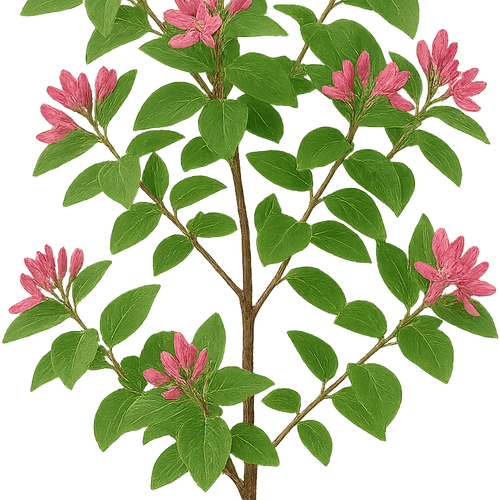 Lonicera tatarica 'Zabelii' - Shoot