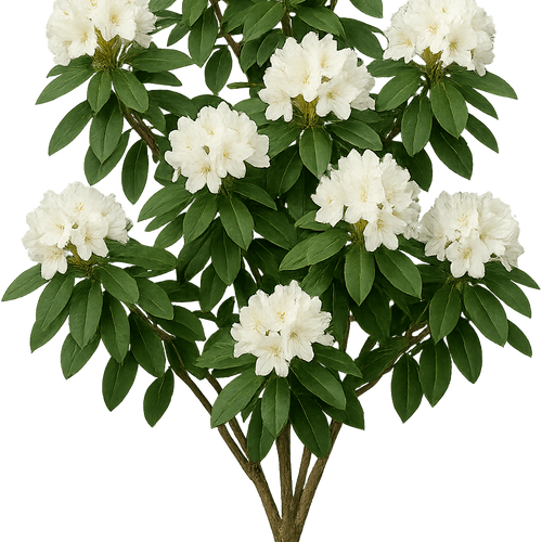 Rhododendron 'Snow Lady' - Shoot