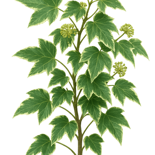 Hedera colchica 'Dentata Variegata' - Shoot
