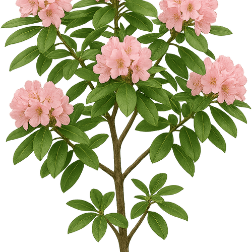 Rhododendron 'Rosebud' - Shoot