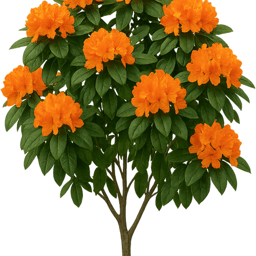 Rhododendron 'Klondyke' - Shoot