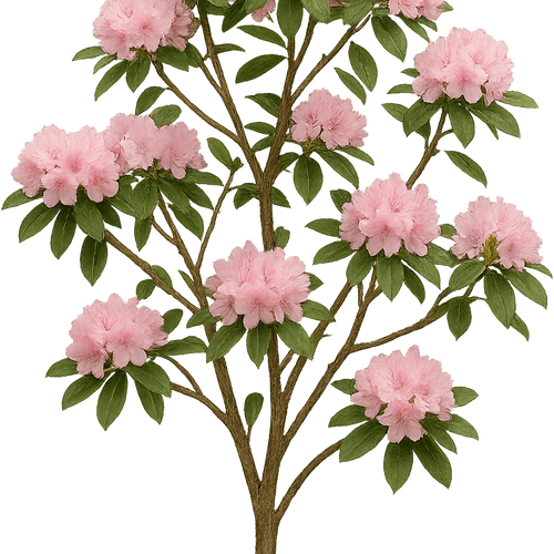 Rhododendron 'Haru-no-sono' - Shoot