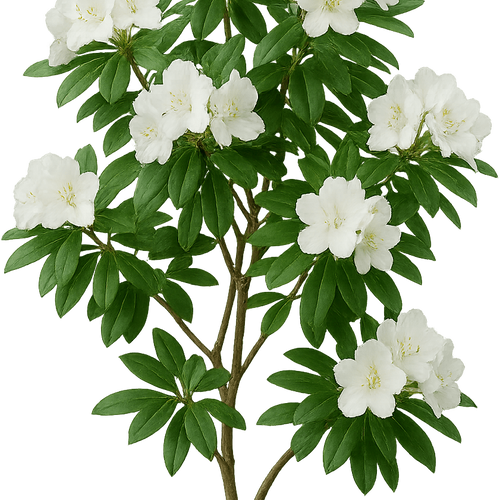 Rhododendron 'Album' - Shoot