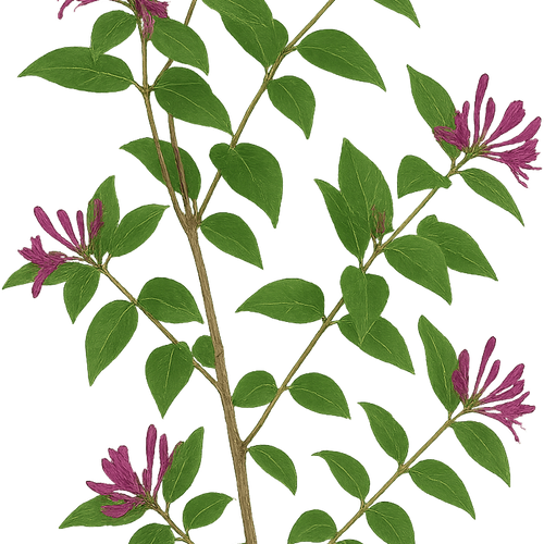 Lonicera japonica 'Purpurea' - Shoot